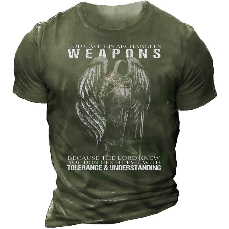 Men's Fashion Printed Short Sleeve T-shirt