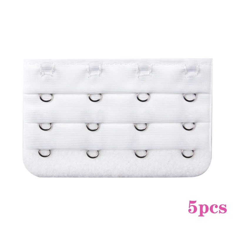 Alccn 3/5pcs Bra Extender Strap Extension 3 Hooks 2 Rows Women Intimates Lengthened Bra Hook Extenders Womens Accessoires 2/3/4Buckles