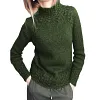 Gioiacombo&trade; Maglione pullover twist a mezzo collo alto