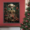 Diamond Painting-5D Full Round Drill Skull Doll