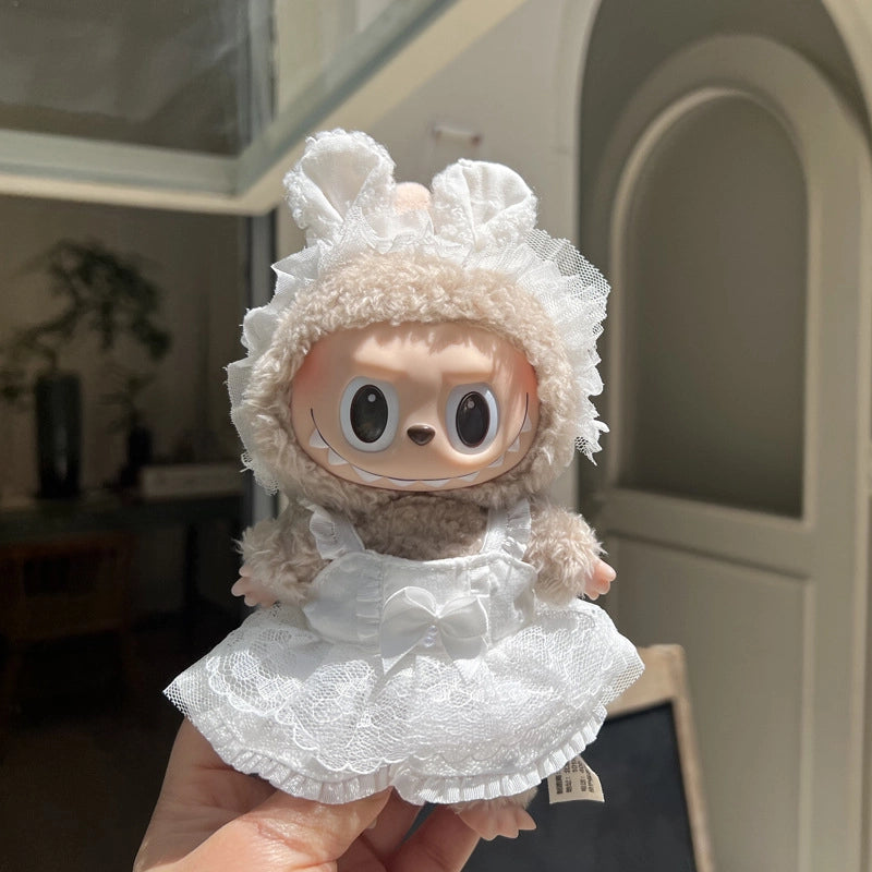 17cm Labu Sweet Wedding Princess Dress Suit Blind Box Macaron Keychain Pendant