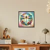 Diamond Painting-DIY Full Round Drill Flowers Dragonfly