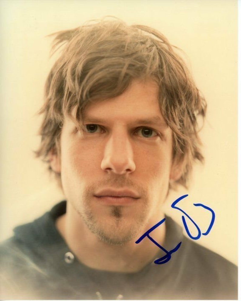 Jesse eisenberg signed autographed Photo Poster painting