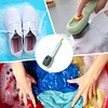 Soap Dispensing Dish Brush Press Type Washing Up Brush Soft Bristle Automatic Liquid Adding Brush for Shoes Clothes Household