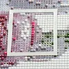 2Pcs Diamond Art Square Auxiliary Frame 3D Printing Diamond Art Desk Positioning Frame Lightweight for Boys Girls Adults Students Home Office Leisure (Cream White small)