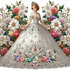 Diamond Painting-DIY Full Round Drill Girl(40*40CM)