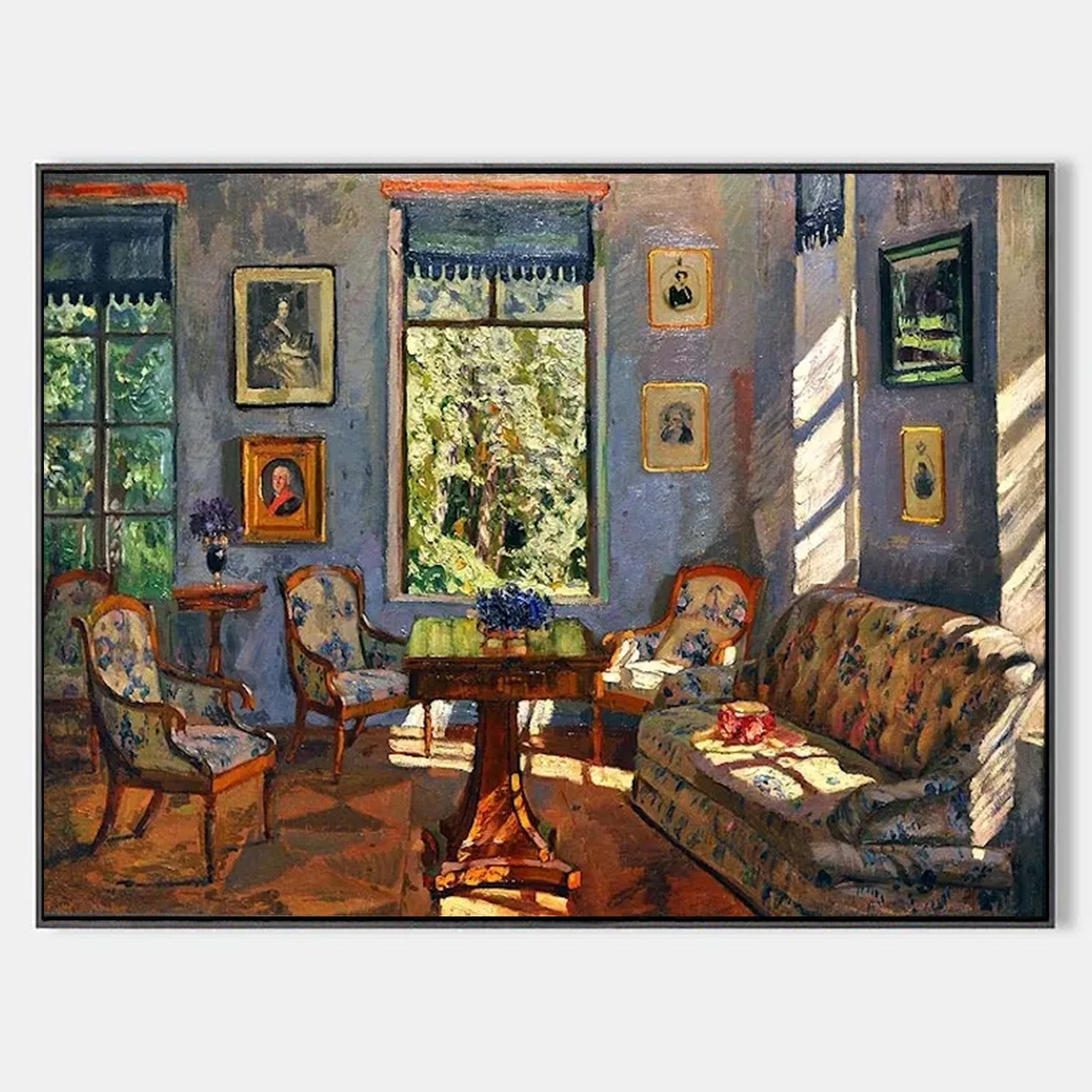 Arabelart The Sitting Room in the Manor House Rozhdestveno AR1072