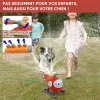 Jouet de baseball arroseur d'eau rotatif &agrave; 360 &deg; pour cour ext&eacute;rieure 2 en 1