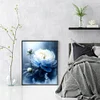 White Peony Flower - 11CT Stamped Cross Stitch 40*50cm/15.75*19.69in