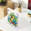 Acrylic Parrot Diamond Painting Napkin Rack Decor for Home Office Decor