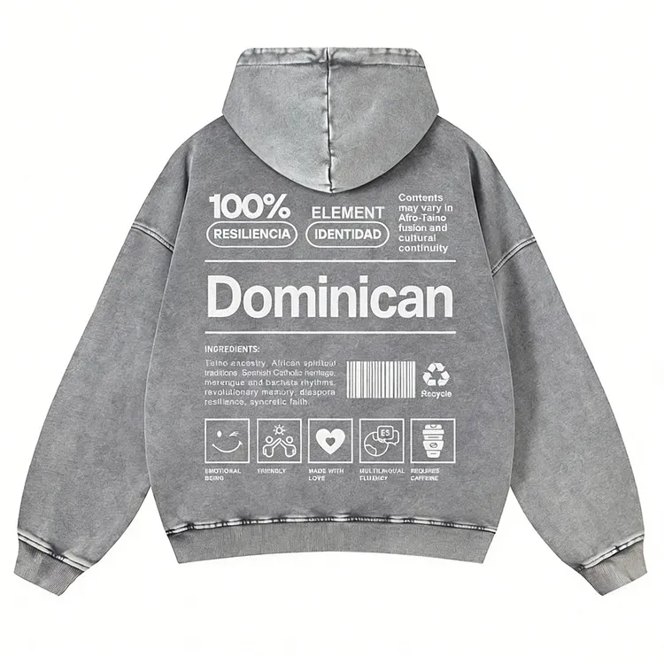 Dominican Casual Washed Hoodie