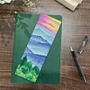 Mountains And Rivers Scenery-11CT Stamped Cross Stitch Bookmark 18*6cm(Double Sided)