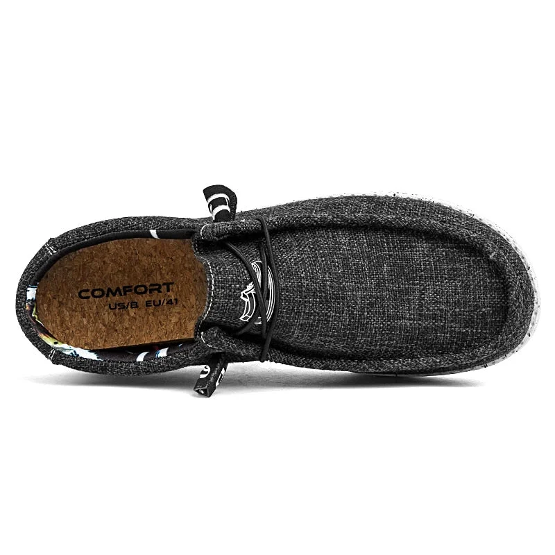 Nine o'clock Large Size Men Canvas Shoes Casual Trendy Slip-on Footwear Soft Breathable Male Sneakers Anti-skid Wear-resisting