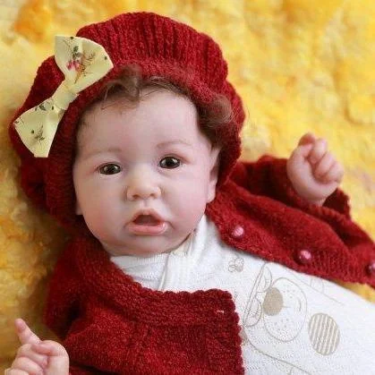 20" Aggy Truly Silicone Reborn Toddler Baby Doll Girl Lifelike Newborn Baby with Clothes 2023 -Creativegiftss® - [product_tag] RSAJ-Creativegiftss®