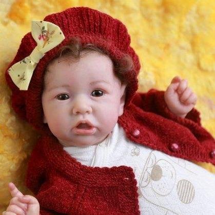 20" Aggy Truly Silicone Reborn Toddler Baby Doll Girl Lifelike Newborn Baby with Clothes 2023 -Creativegiftss® - [product_tag] Creativegiftss.com