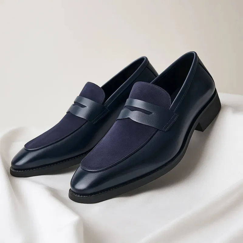Men's Leather Penny Loafers &ndash; Italian Slip-On Shoes &ndash; view 2