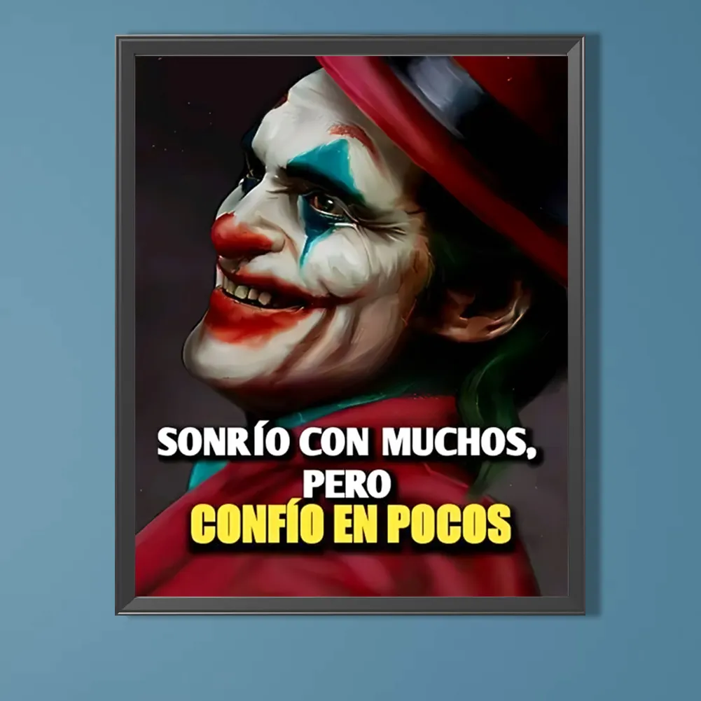 Full Round Diamond Painting 40*50cm - Clown Smile