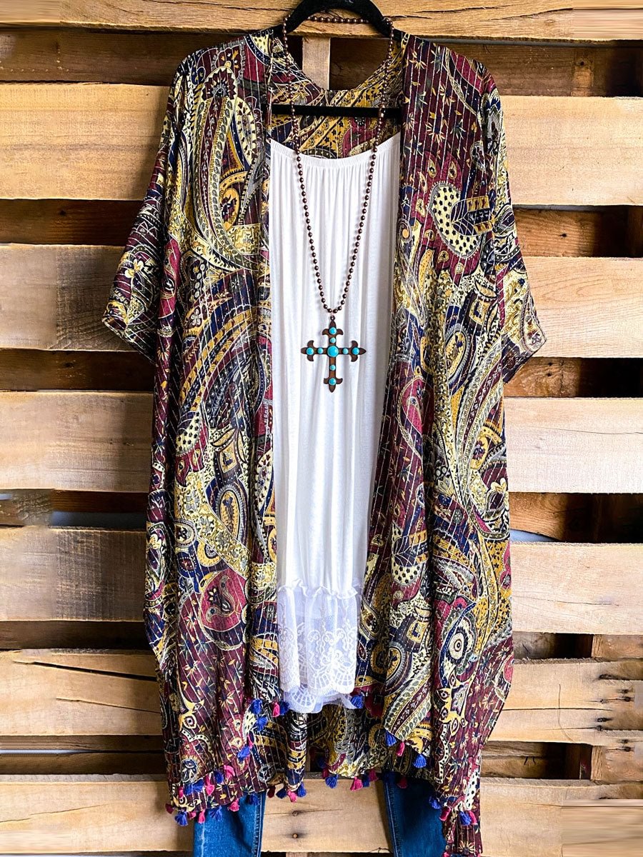 Casual Print cardigan
