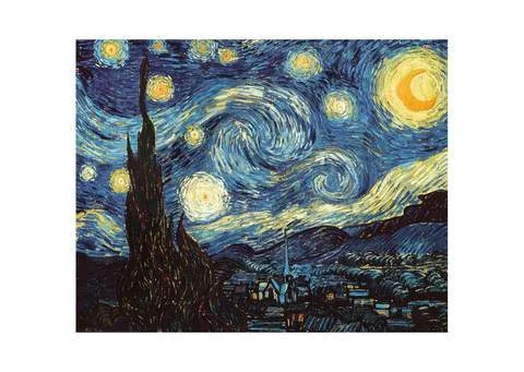 Alto Crafto Paint by Numbers Kit for Adults DIY Van Gogh starry night