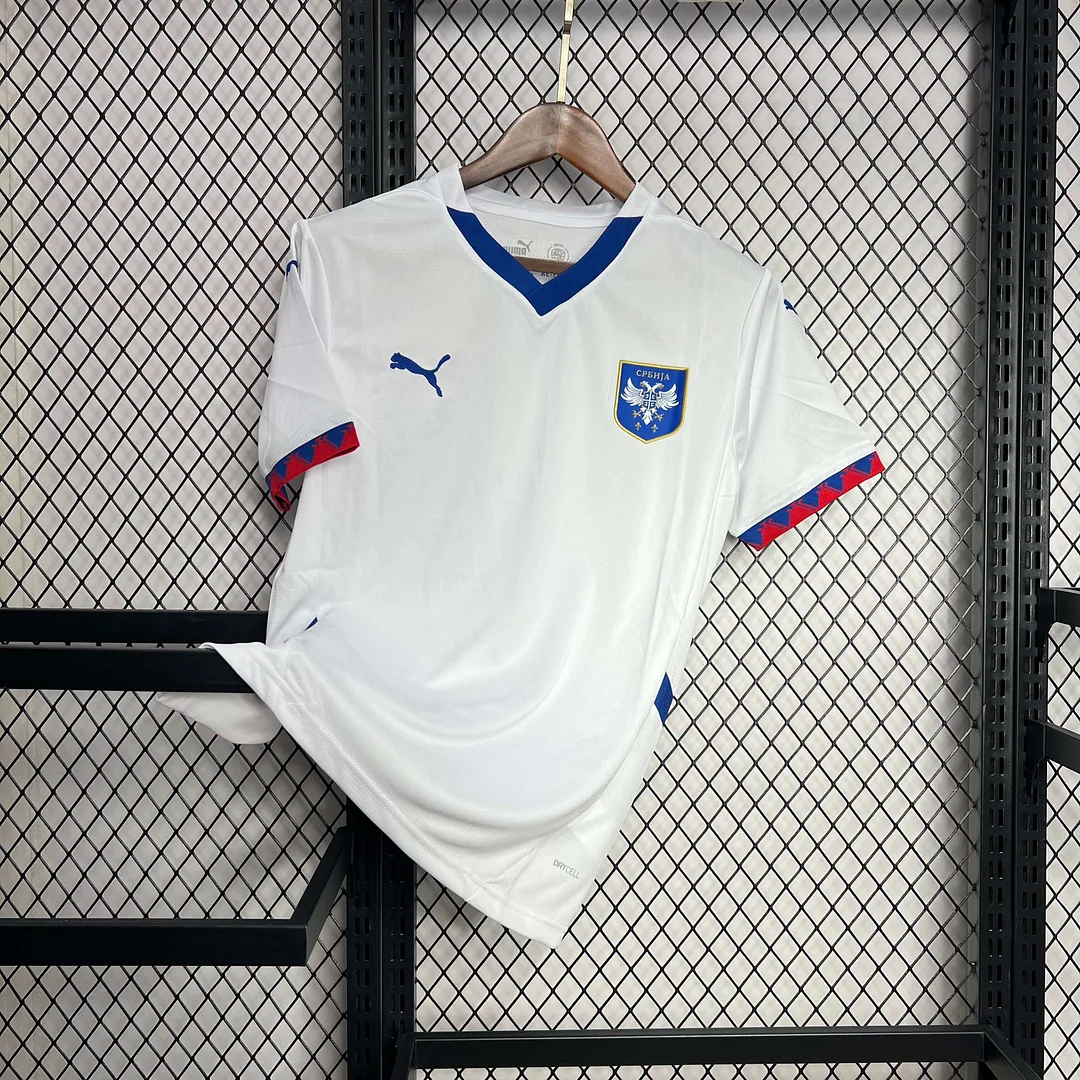 2024 Serbia National Team Away Football Shirt 1:1 Thai Quality