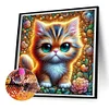 Diamond Painting-DIY Full Round Drill Cat