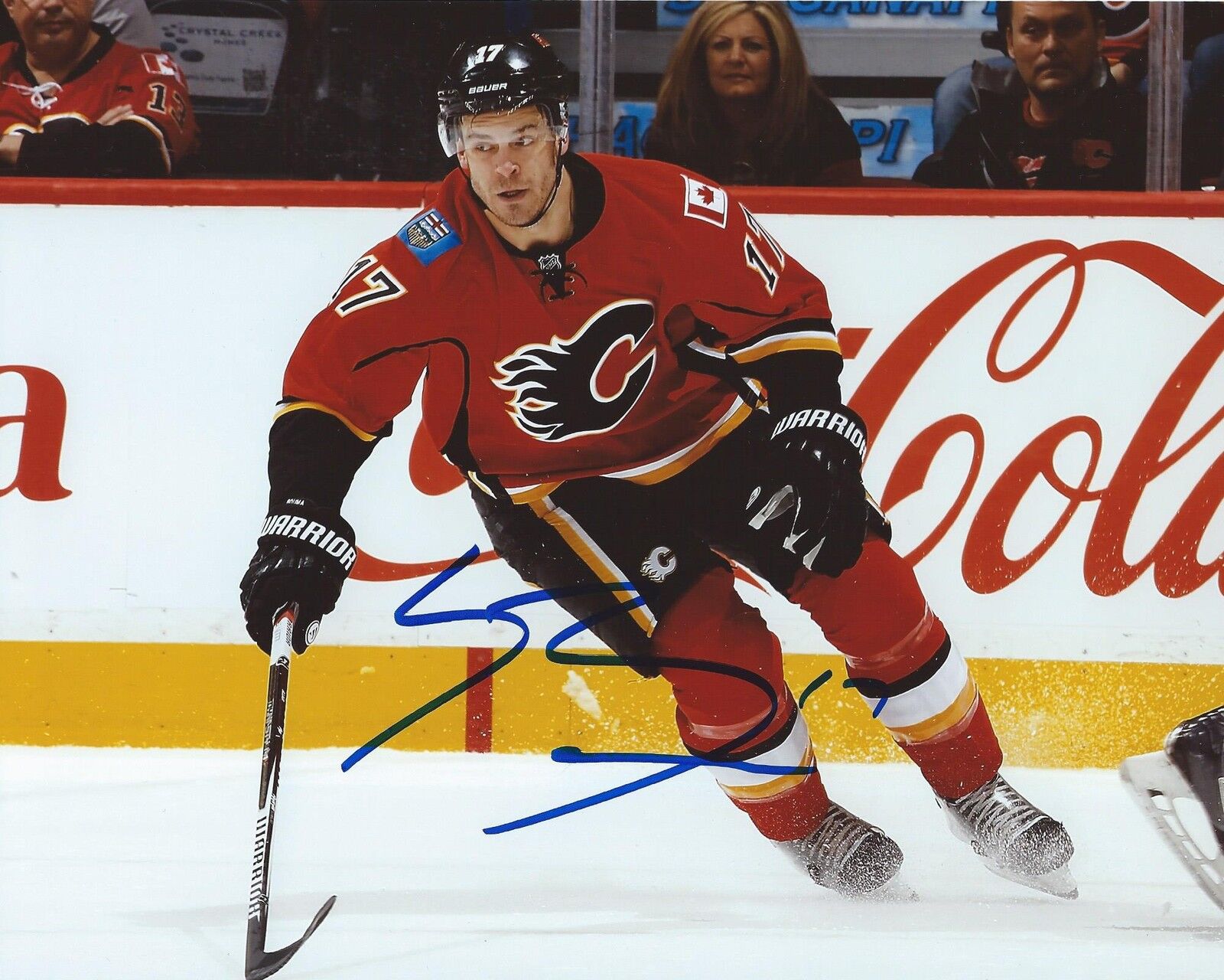 Lance Bouma Signed 8x10 Photo Poster painting Calgary Flames Autographed COA