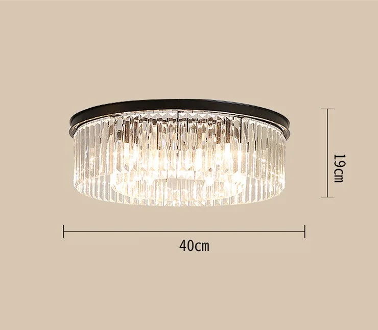 American E14 Led Pendant Light Paint Gold Metal Pendant Lamp Lustre K9 Crystal Hanging Lamp Led Indoor Lighting Fixture