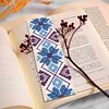 6pcs Mandala-DIY Stamped Cross Stitch Bookmark 47x28cm (Single-Sided)