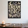 DIY Pearl Painting Dream Big for Home Wall Decor with Frame(30x40cm)