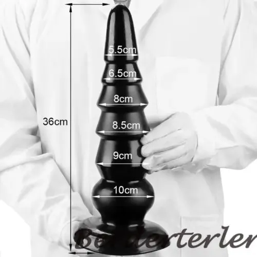 pornhint Pornhint 10cm Huge Anal Plug Butt Plug Gode Dildos Large Anal Beads Anal Dilator Sex Toys