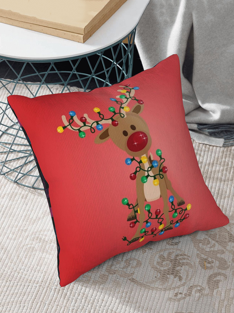 Comstylish Christmas Reindeer Pillow