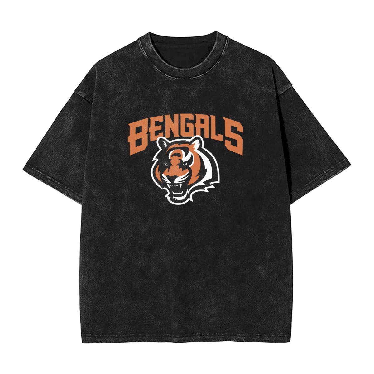 Cincinnati Bengals Logo Men's Oversized Streetwear Tee Shirts