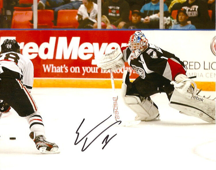 Tri City Americans Eric Comrie Signed Autographed 8x10 Photo Poster painting COA