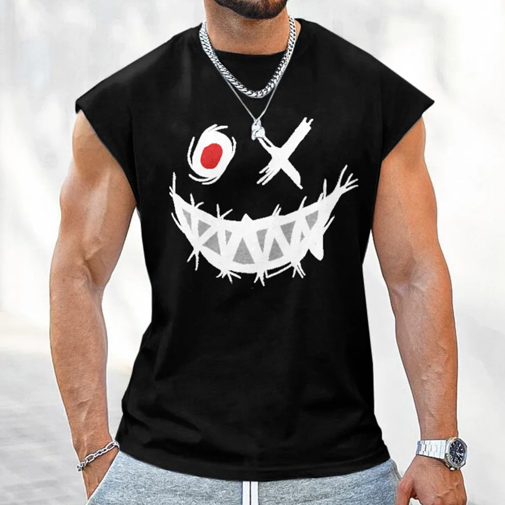 Men's Fashion Print Casual Tank Top