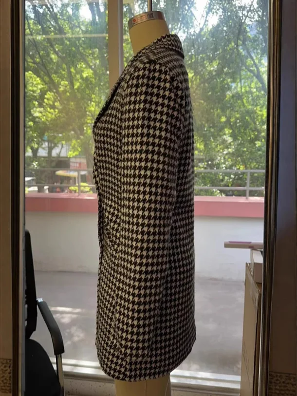 Nigikala Nigikala Fashion Thousand Bird Lattice Jacket