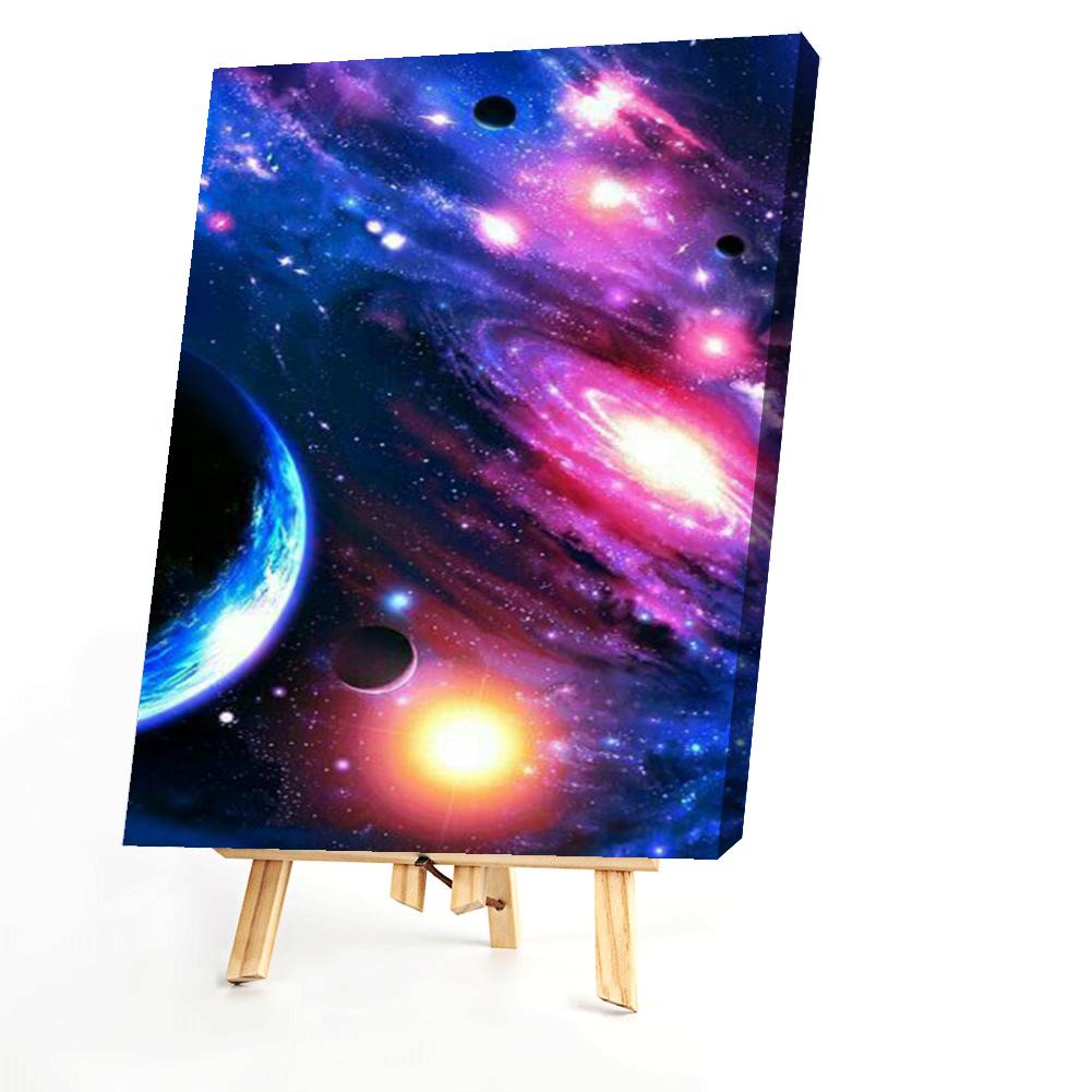 Sun, Moon And Stars - Painting By Numbers - 40*50CM gbfke