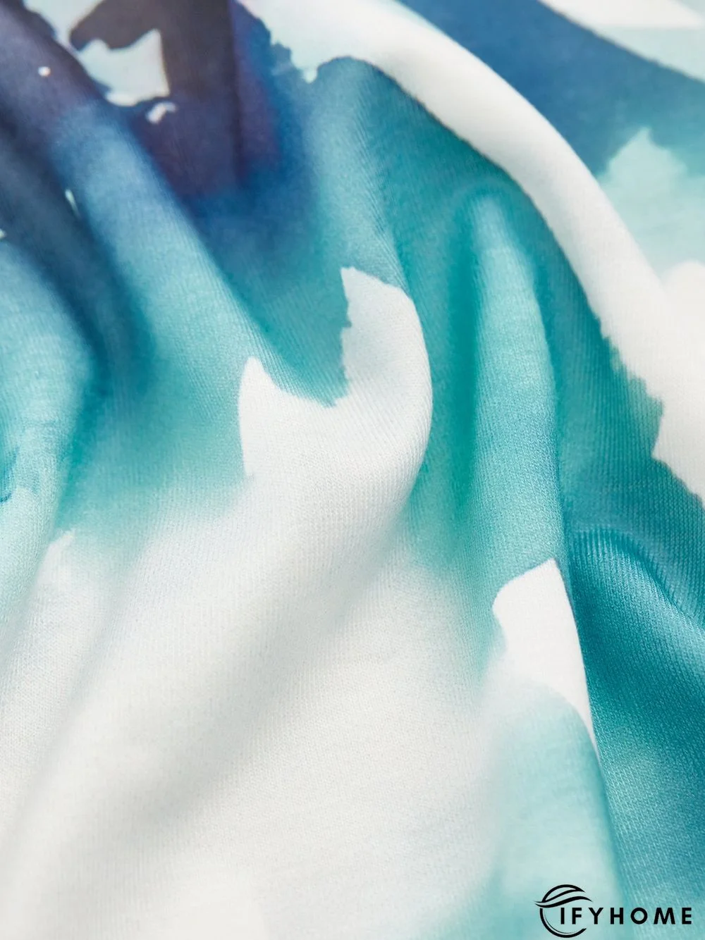 Crew Neck Floral Short Sleeve T-Shirt | IFYHOME