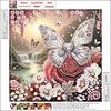 Diamond Painting-DIY Crystal Rhinestone Butterfly and Rose