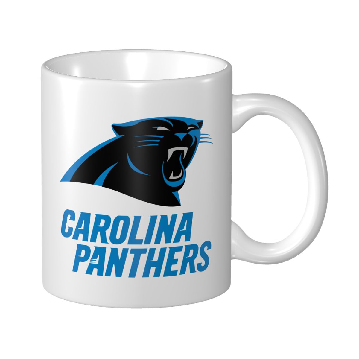 Carolina Panthers Logo Wordmark Mug