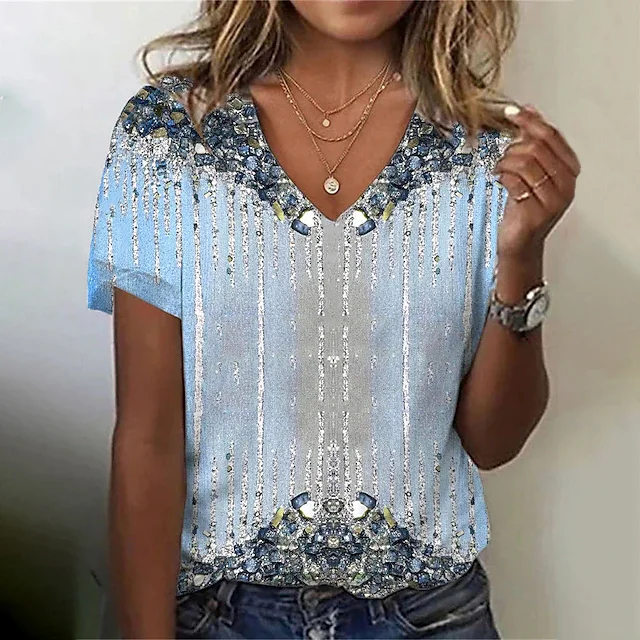 Western Graphic Printed Casual T Shirt