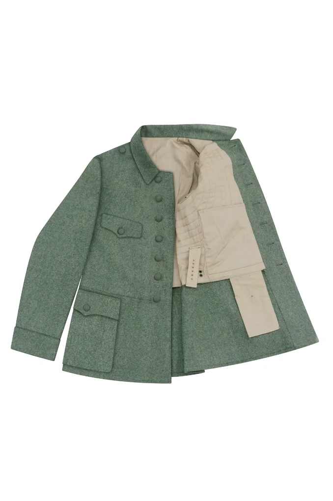   Reissued Dutch EM Field Grey Wool Field Tunic Jacket By German IV German-Uniform