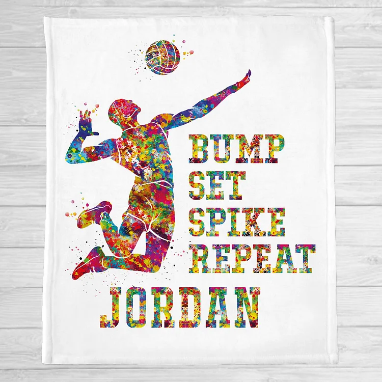 Personalized Volleyball Blanket For Comfort & Unique|BKKid285