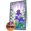 Diamond Painting -DIY Round Drill Iris(40x60cm)