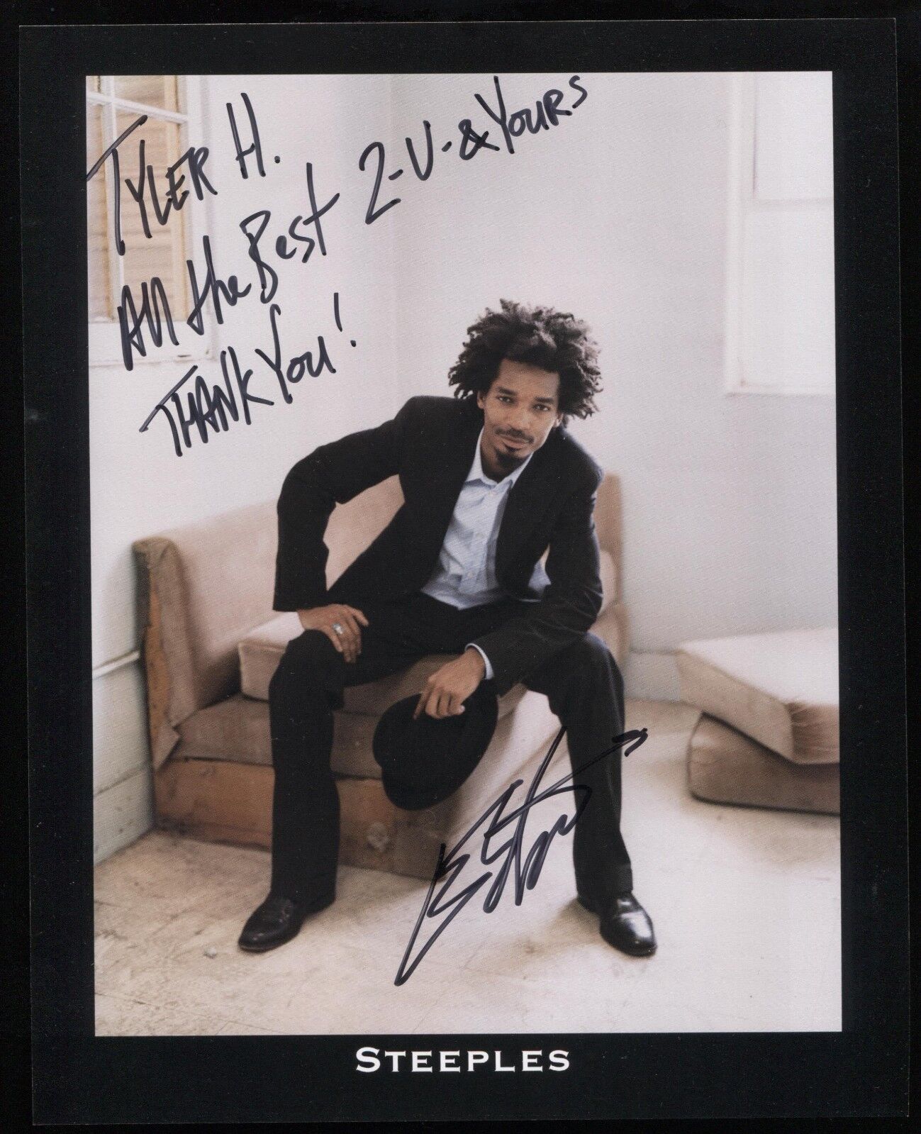 Eddie Steeples Signed 8x10 Inch Photo Poster painting Vintage Autograph My Name is Earl Tyler