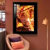 Flame Tiger Kyojuro Rengoku Decorative Painting - Demon Slayer: Kimetsu No Yaiba Decorative Painting - JuZi Studio