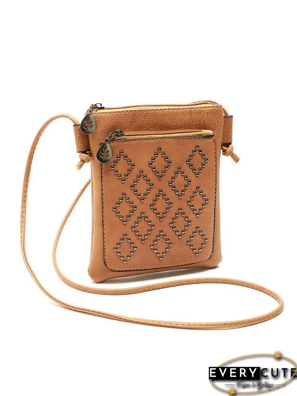 Simple Rivet Mini Crossbody Bag
