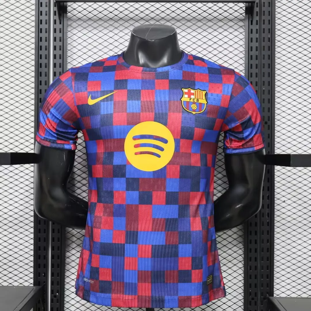 2026/2027 Player Version Barcelona Training Football Jersey 1:1 Thai Quality（The player version jersey is a bit tight, please pay attention to the size selection）