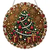 Tree DIY Diamond Painting Pendant 24cm Double-Sided Crystal Resin