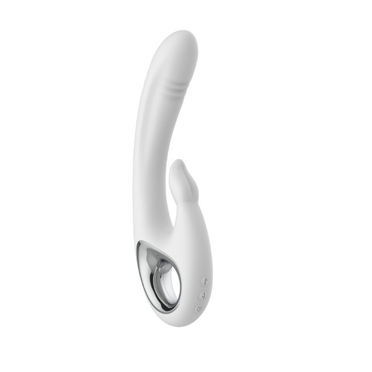 Subscriber Exclusive &mdash; Double Penetrator Heating Dildo Vibrator By Rose Toy