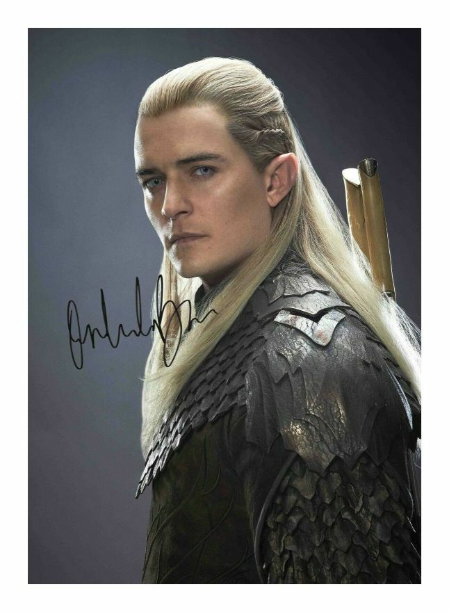 ORLNDO BLOOM - LORD OF THE RINGS AUTOGRAPH SIGNED PP Photo Poster painting POSTER